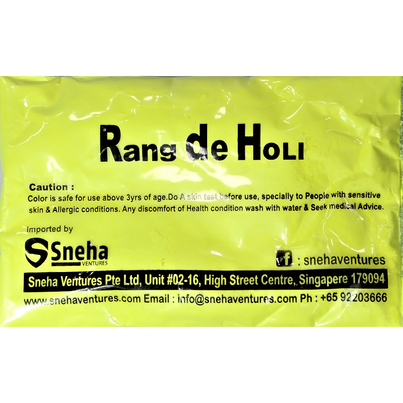 Satvik Rang De Holi (YELLOW) 100gm