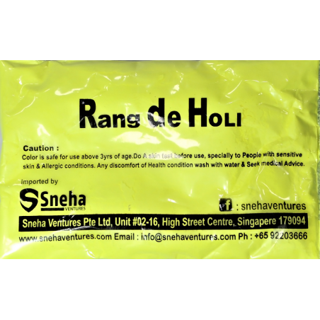 Satvik Rang De Holi (YELLOW) 100gm