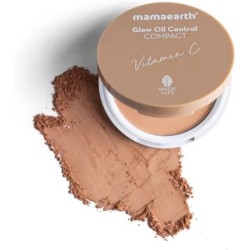 Mamaearth Glow Oil Control Compact Powder SPF 30 with Vitamin C