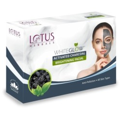 Lotus Activated Charcoal Brightening Facial Kit 37g