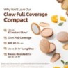 Mamaearth Glow Full Coverage Compact for All Skin Types SPF 30 for Up