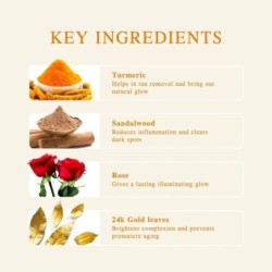 Lotus Herbals Radiance Boost Ubtan 4in1 Facial Kit 1 Kit Turmeric