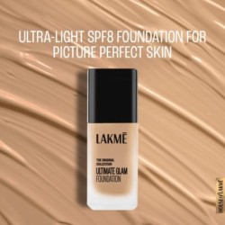 Lakmé Invisible Finish SPF 8 Liquid Foundation, Shade 01, Full
