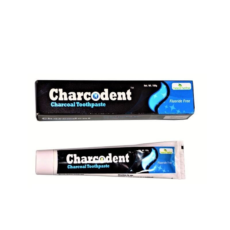 Charcodent Ayurvedic Charcoal Toothpaste, 100g, Whiten your teeth and strengthen your enamel