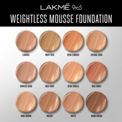 Lakmé 9 to 5 Weightless Mousse Matte Light Coverage Foundation