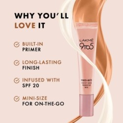 Lakmé 9-5 P+m Fdn Warm Natural - Full, Lotion, Normal 15ml