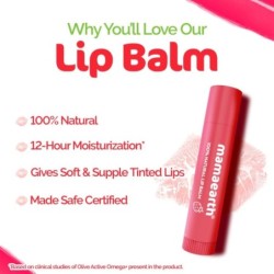 Mamaearth Nourishing Tinted 100% Natural Lip Balm with Vitamin E