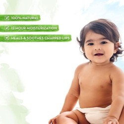 Mamaearth Milky Soft Natural Lip Balm for Babies with Oats, Milk