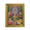 Satvik Lord Satyanarayan, Swamy Vishnu Designer Wooden Photo Frame