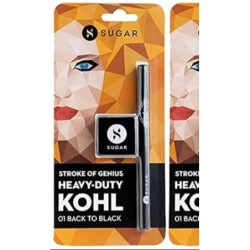 Sugar Cosmetics Stroke of Genius Heavy-Duty Kohl 01 Back to Black