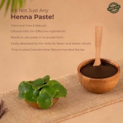 Indusvalleybioorganic Herbal Henna with Bhringraj & Shikakai -, Brown