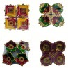 Colorful Clay Diyas (9) For Festivals or Prayers