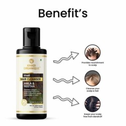 Khadi Organique Amla & Reetha Hair Cleanser 210 Ml