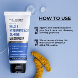 Dr. Sheth's Haldi & Hyaluronic Acid Oil-Free Moisturizer Lightweight