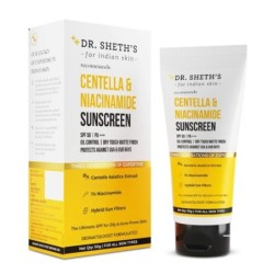 Dr Sheth's Centella & Niacinamide Sunscreen SPF 50 PA+++ for Oily