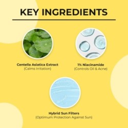 Dr Sheth's Centella & Niacinamide Sunscreen SPF 50 PA+++ for Oily