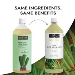 Kapiva Thar Aloe Vera Juice (with Pulp) Rejuvenates Skin and Hair