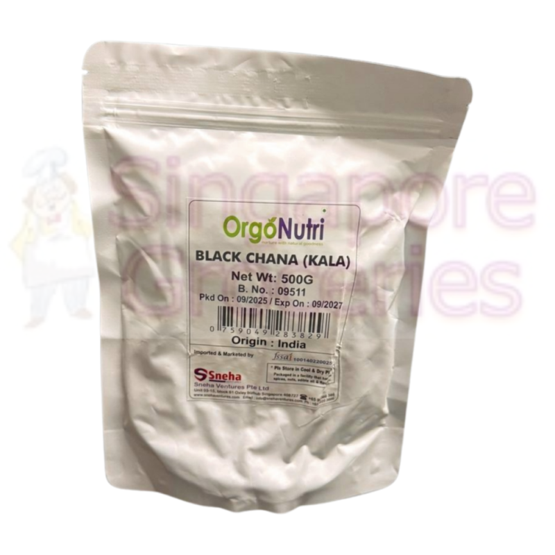 Orgonutri Black Chana Vegan, Gluten-Free Pure and Fresh Chana Whole
