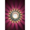 Satvik Geometric Mosaic Glass Candleholder with Colorful Mosaic
