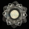 Satvik Lotus-Shaped Crystal Tea Light Candle Holder for Home Decor
