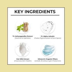 Dr. Sheth's Ashwagandha & Alpha Arbutin Sunscreen SPF 50+ PA++++