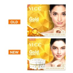 Vlcc Gold Facial Kit, for Luminous & Radiant Complexion 60g