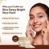 Mamaearth Rice Dewy Bright Face Pack with Rice Water & Niacinamide