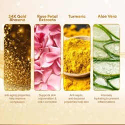 Vlcc Gold Facial Kit, for Luminous & Radiant Complexion 60g