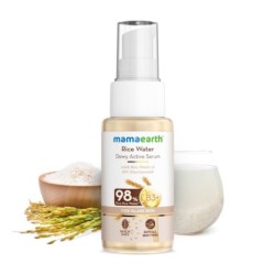 Mamaearth Rice Water Dewy Active Serum with 10% Niacinamide, Rice