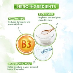 Mamaearth Rice Water Dewy Active Serum with 10% Niacinamide, Rice