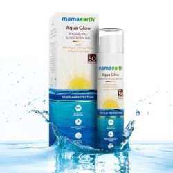 Mamaearth Aqua Glow Hydrating Sunscreen SPF Gel with Himalayan