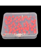 Satvik Red Gunja Beads, Laal Rakht Gunja Seeds, for Puja, 10g