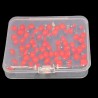 Satvik Red Gunja Beads, Laal Rakht Gunja Seeds, Red Rosary Pea for Lakshmi Saraswati and Kali Puja, 10g