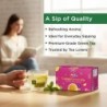 Jivraj9 Lemon Green Tea 25 Biodegradable Tea Bags Zesty Lemon Flavour