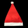 Felt Santa Claus Caps, Christmas Hats for Adults and Kids, Free Size, Red Warm Plush Cap for Christmas Party (28*38cm)