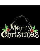 Merry Christmas Signage for Door & Wall Decoration,  (30cm,Silver)