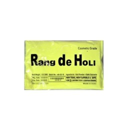 Satvik Rang De Holi Yellow Gulal of Color, ( Each) Cosmetic Grade