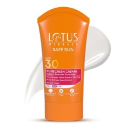 Lotus Herbals Safe Sun Sunscreen Cream - Indian Summer Formula Black