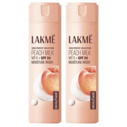 Lakmé Peach Milk Face Moisturizer SPF 24 PA++, Daily Light Sunscreen