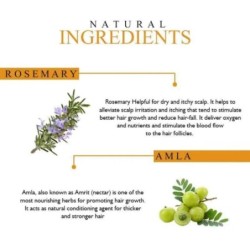 Khadi Organique Rosemary Amla Hair Cleanser - Improves Shine